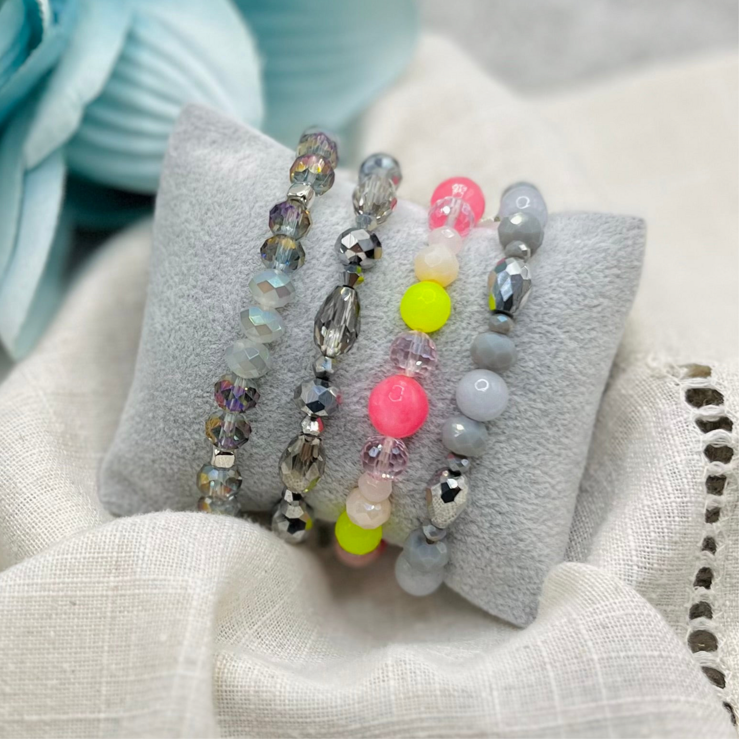 GRAY SILVER BRACELET