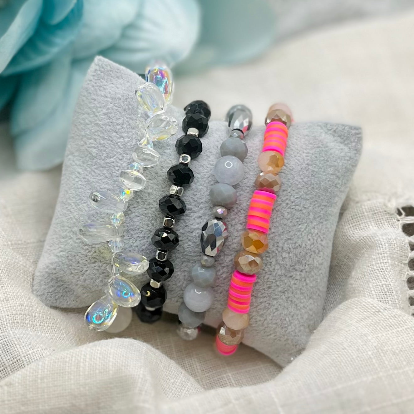 PULSERA PLATA NEGRA