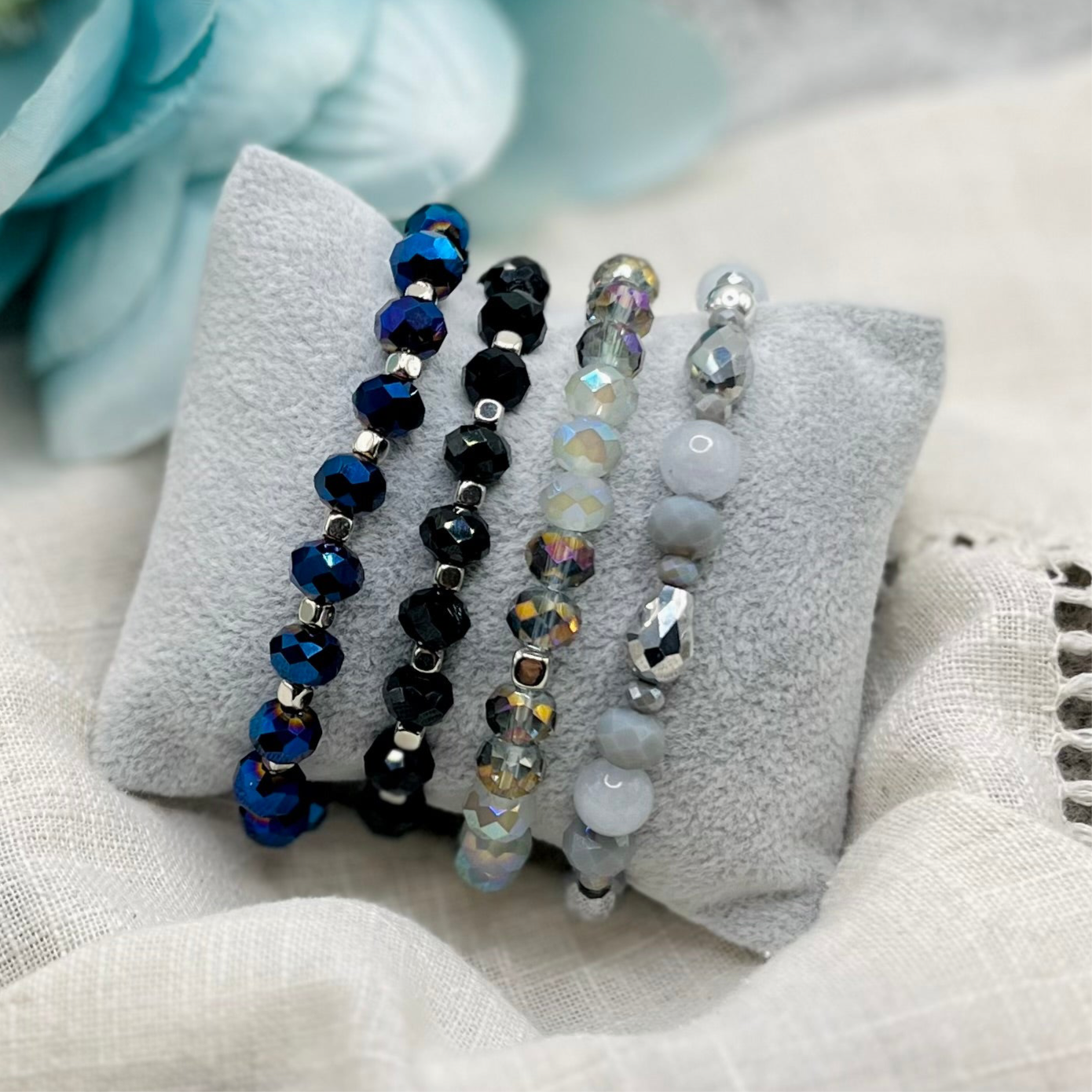 PULSERA PLATA NEGRA