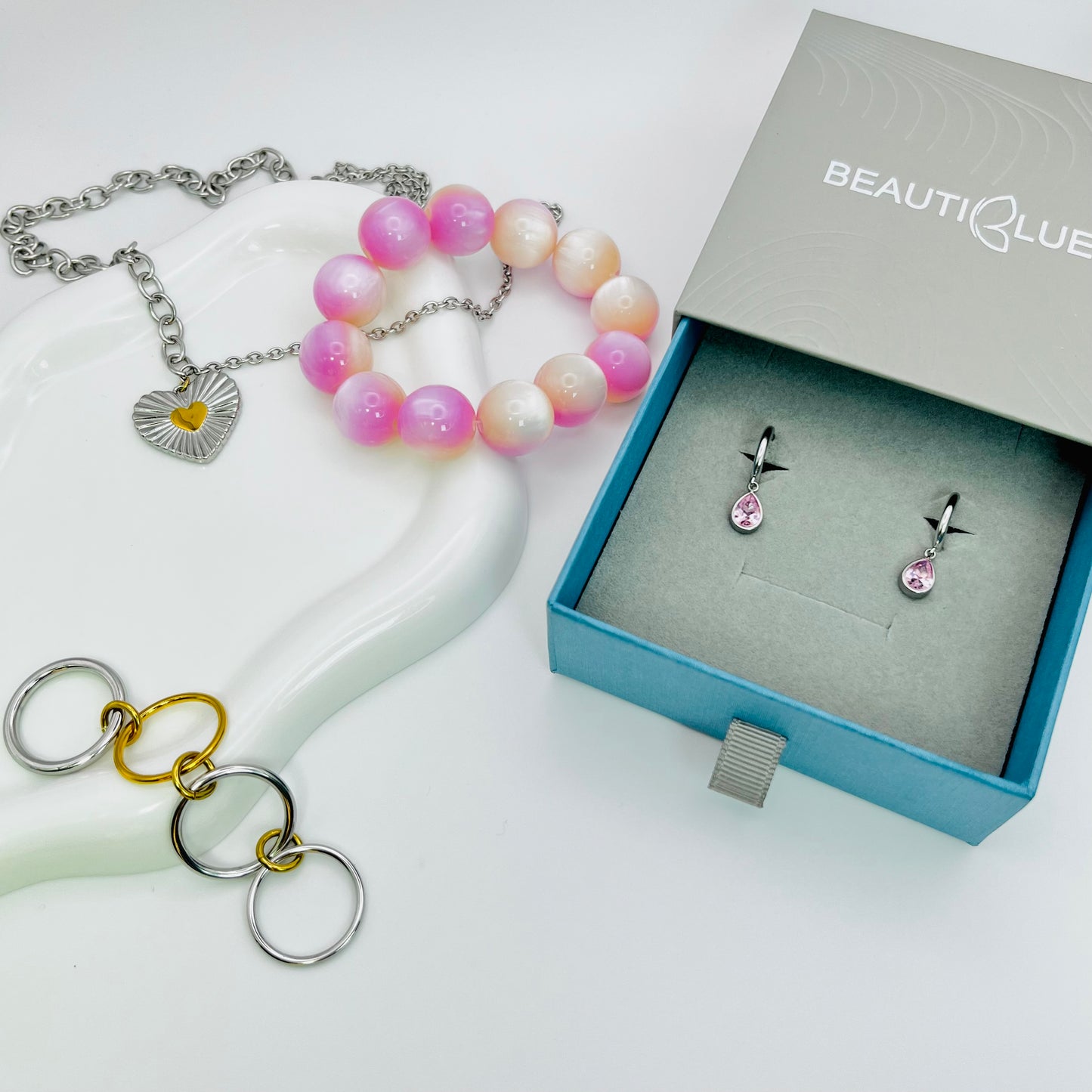 TWO TONE MULTI - LAYER RING