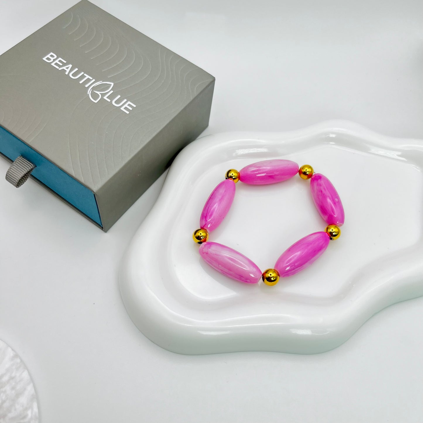 BRACELET | GOLD | PINK