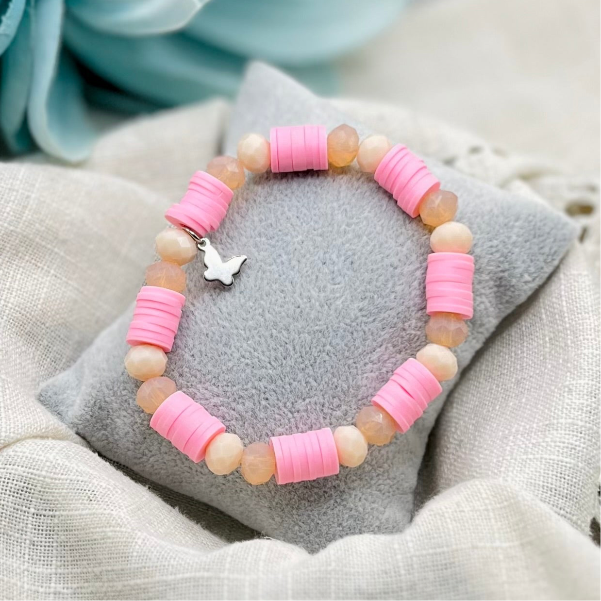 PINK CHUNKY BRACELET