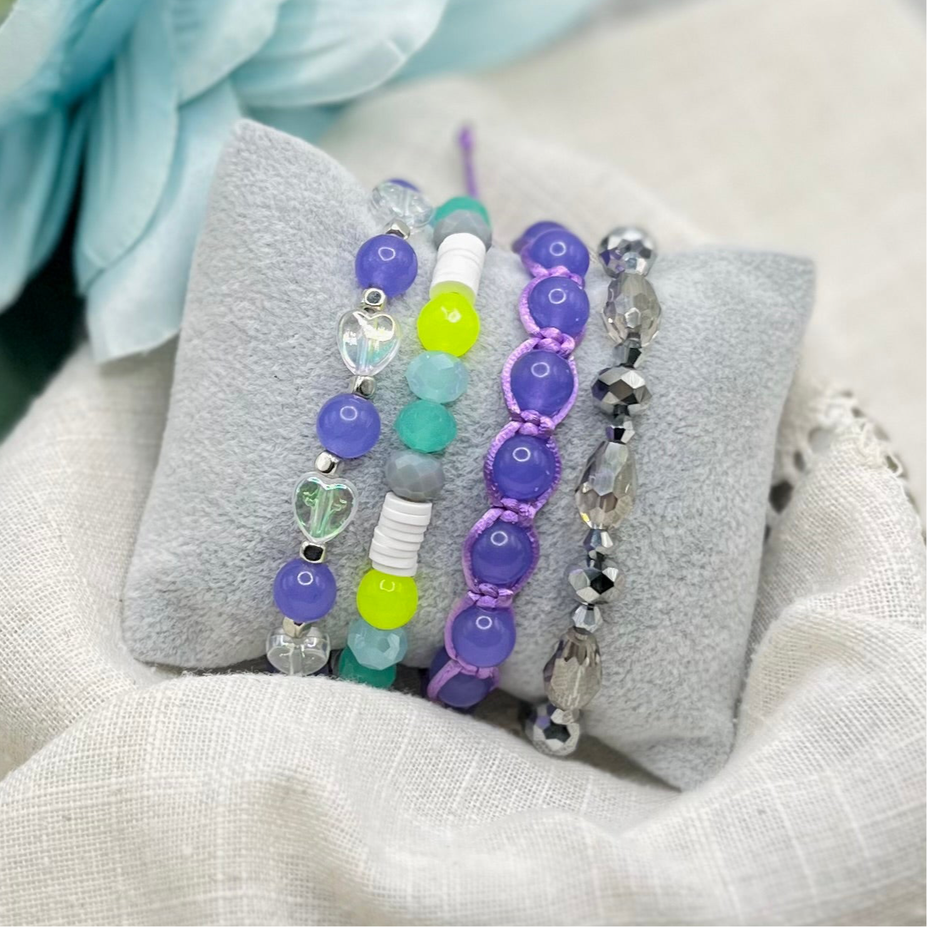 PURPLE HEART BRACELET