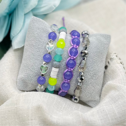 PURPLE HEART BRACELET