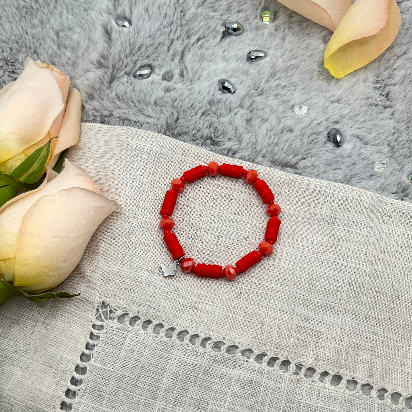 RED BEADS BRACELET