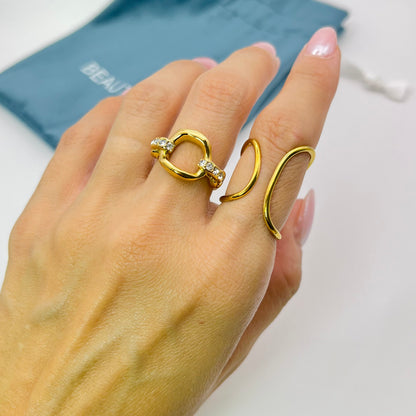GOLD OPEN RING