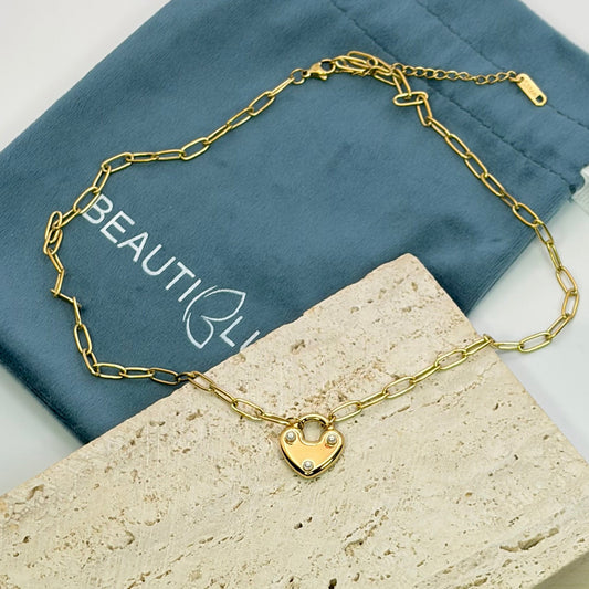 HEART LOCK NECKLACE