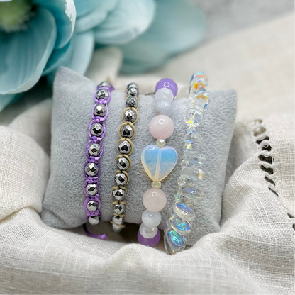 NUDE MACRAME BRACELET