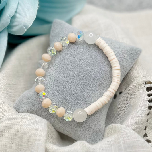 CREAM TWO SIDES BRACELET