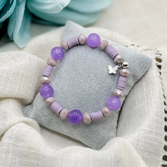 PURPLE STONE BRACELET