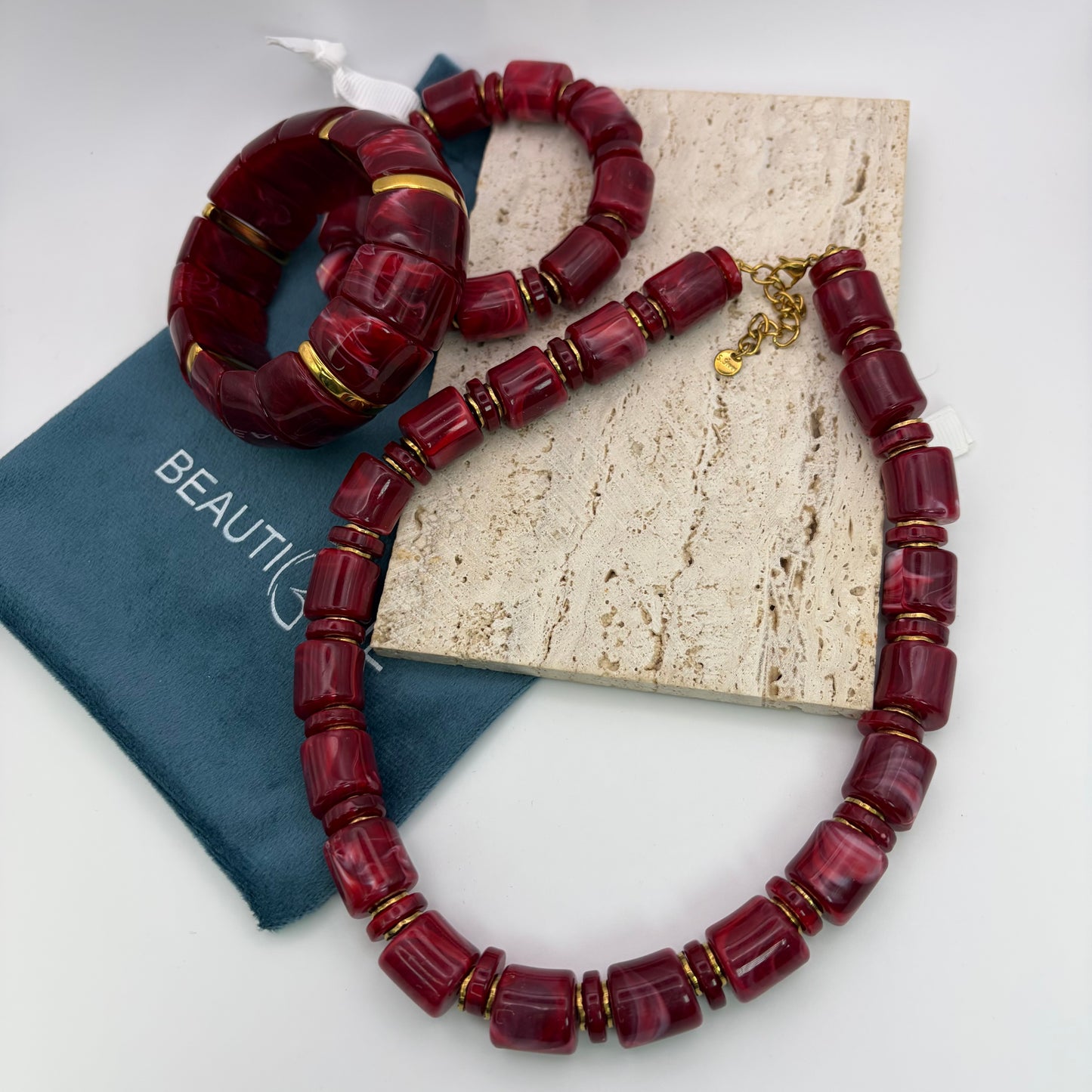 ELASTIC DARK RED BRACELET