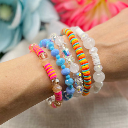 PULSERA ROSA NARANJA 