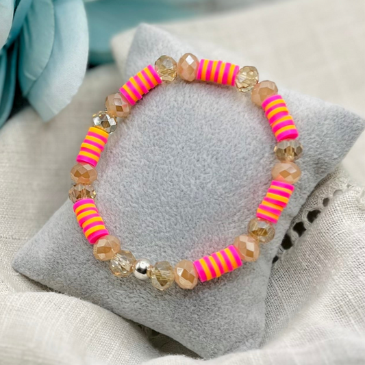 PINK ORANGE BRACELET