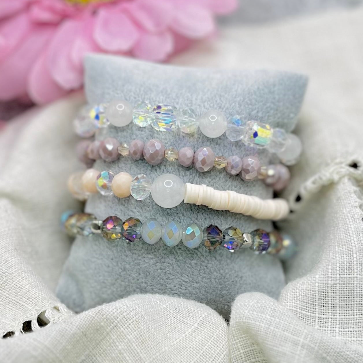 CREAM TWO SIDES BRACELET