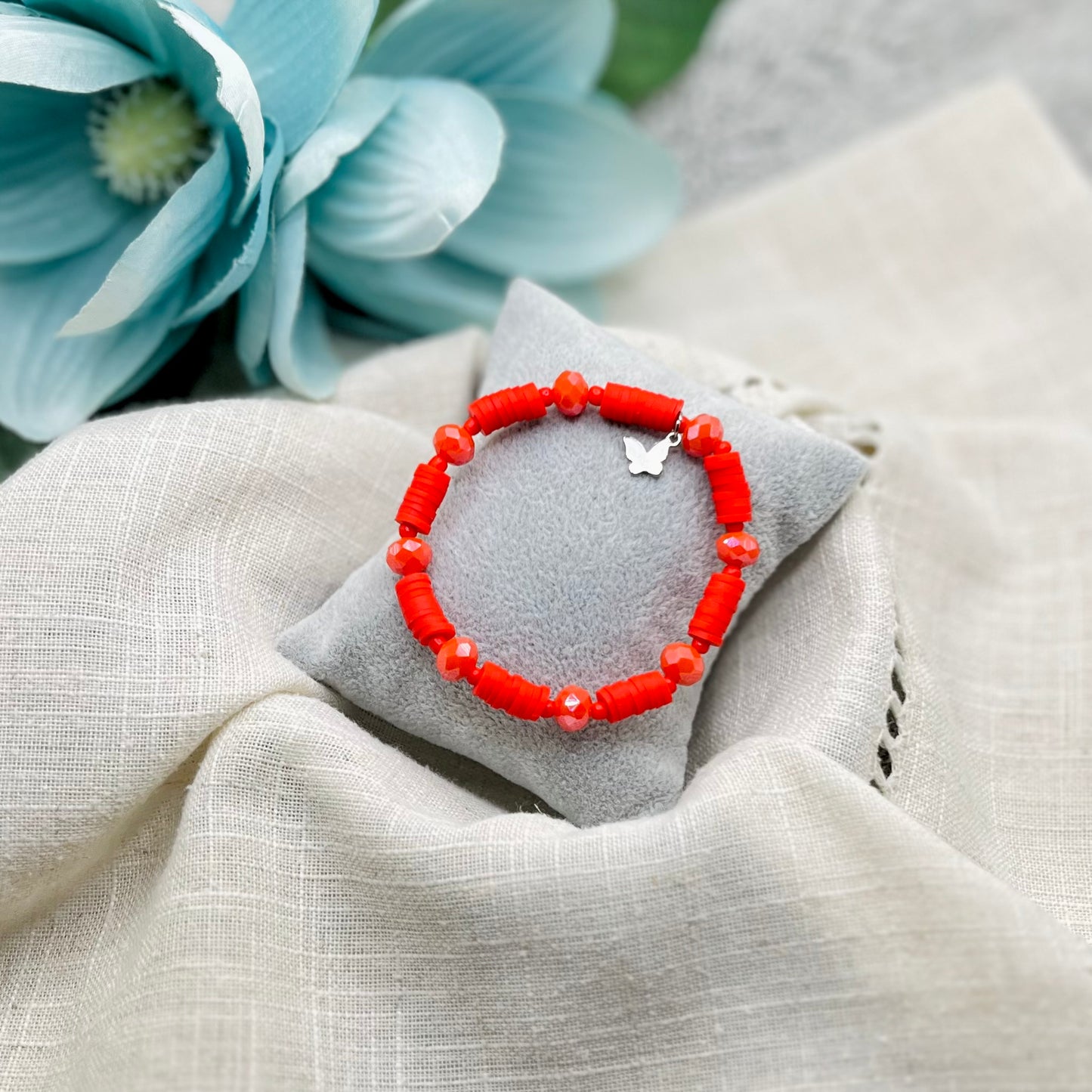 RED BEADS BRACELET