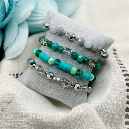GRAY SILVER BRACELET