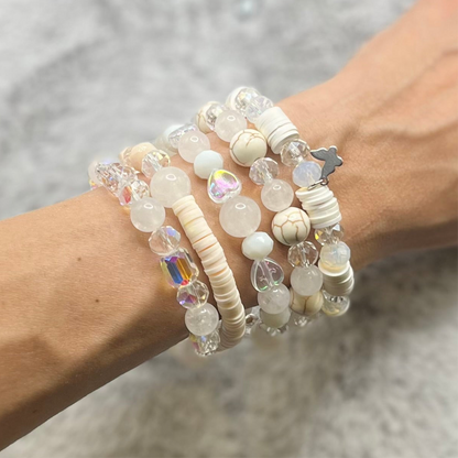 CREAM TWO SIDES BRACELET