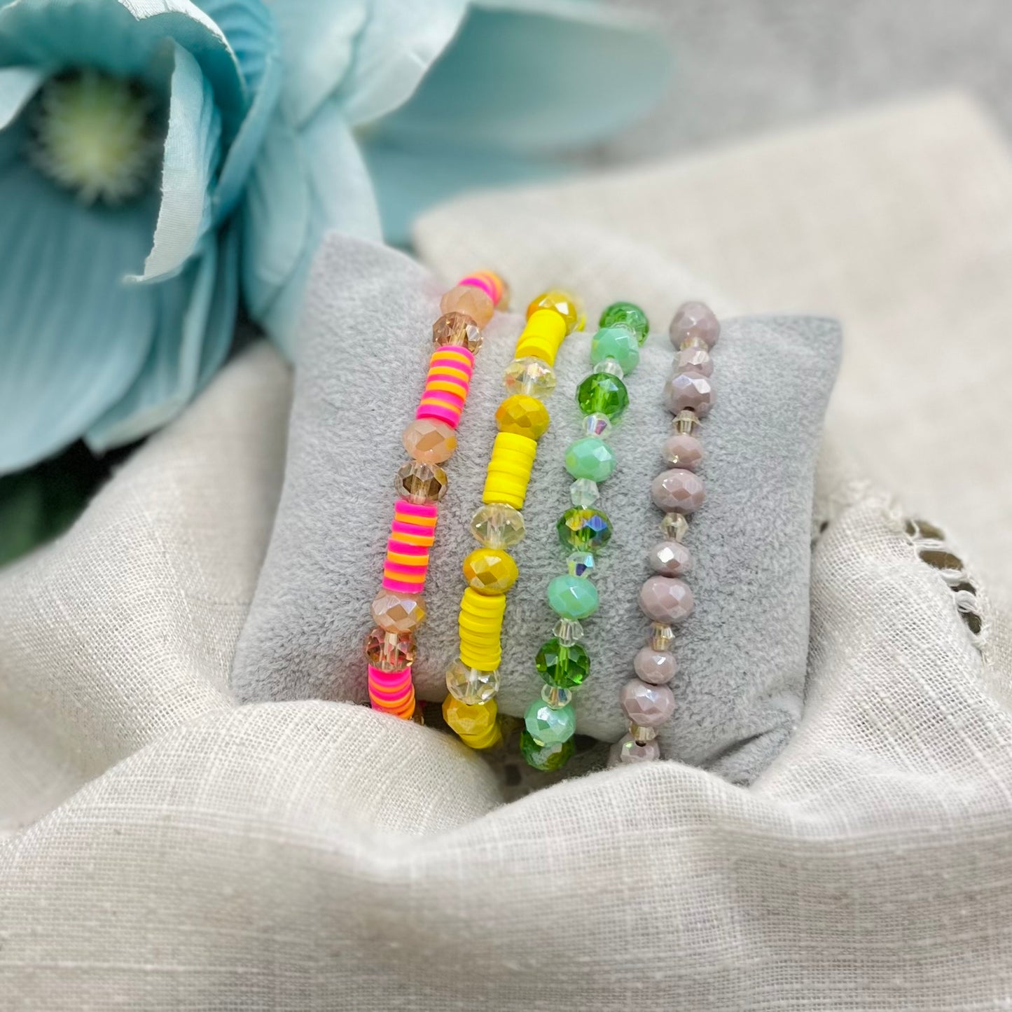 PULSERA ROSA NARANJA 