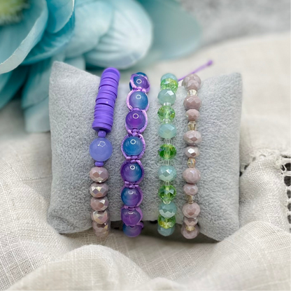 PURPLE TWO SIDES BRACELET
