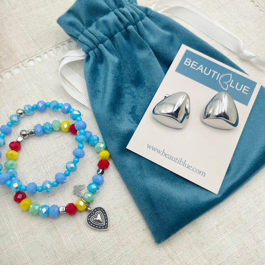 3D TRIANGLE EARRINGS