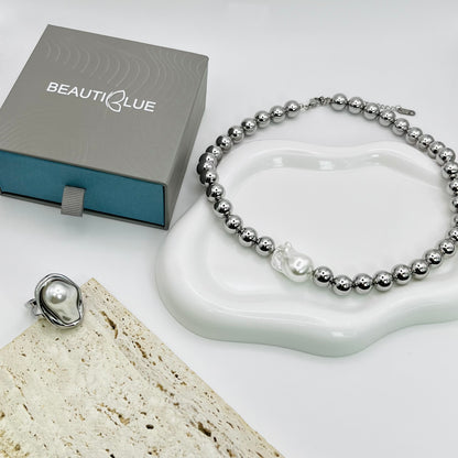 SINGLE BAROQUE CHOKER NECKLACE