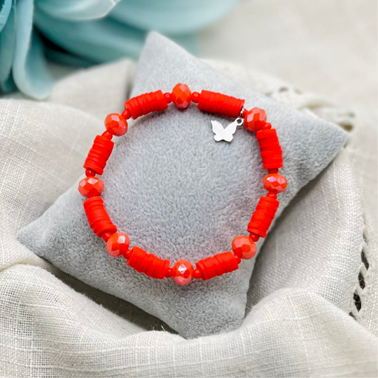 RED BEADS BRACELET