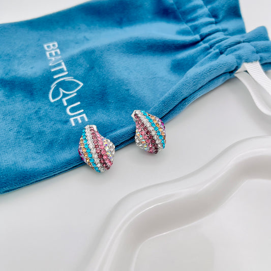 MULTICOLOR CZ EARRINGS