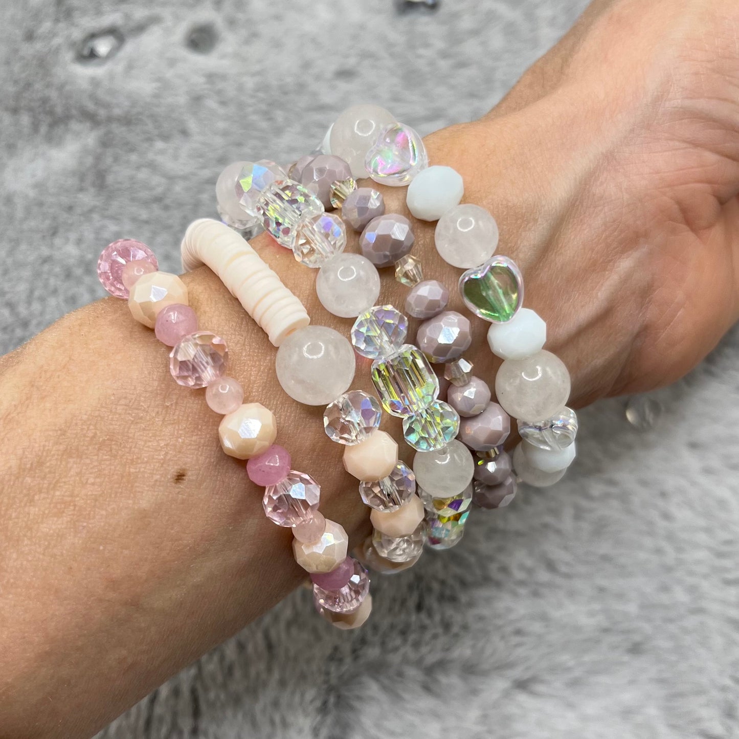 CREAM TWO SIDES BRACELET