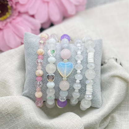 WHITE STONE BRACELET