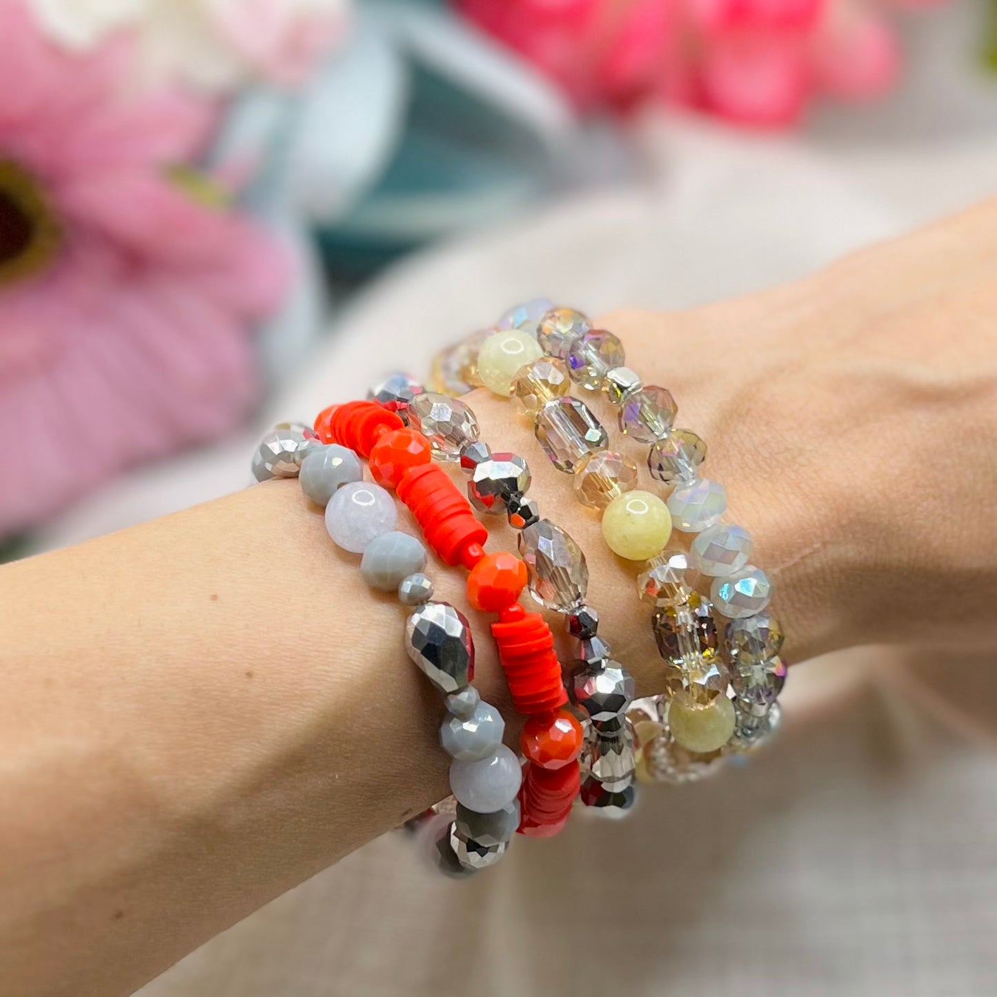 RED BEADS BRACELET