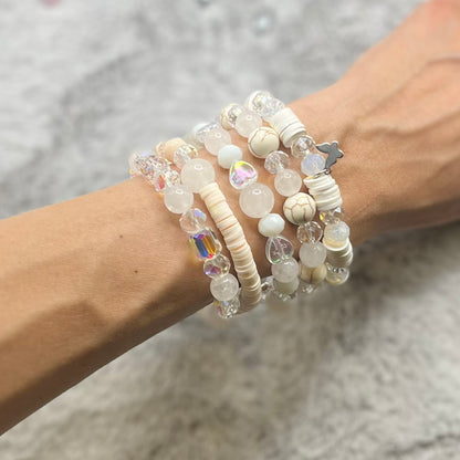 CREAM TWO SIDES BRACELET