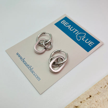 SILVER DROP EARRINGS