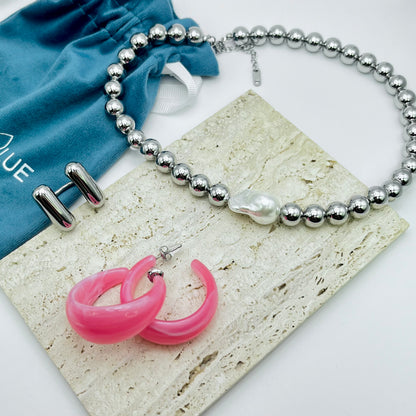 SINGLE BAROQUE CHOKER NECKLACE