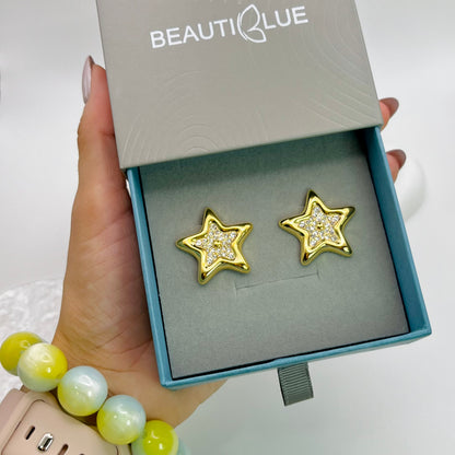 GOLD STAR EARRINGS