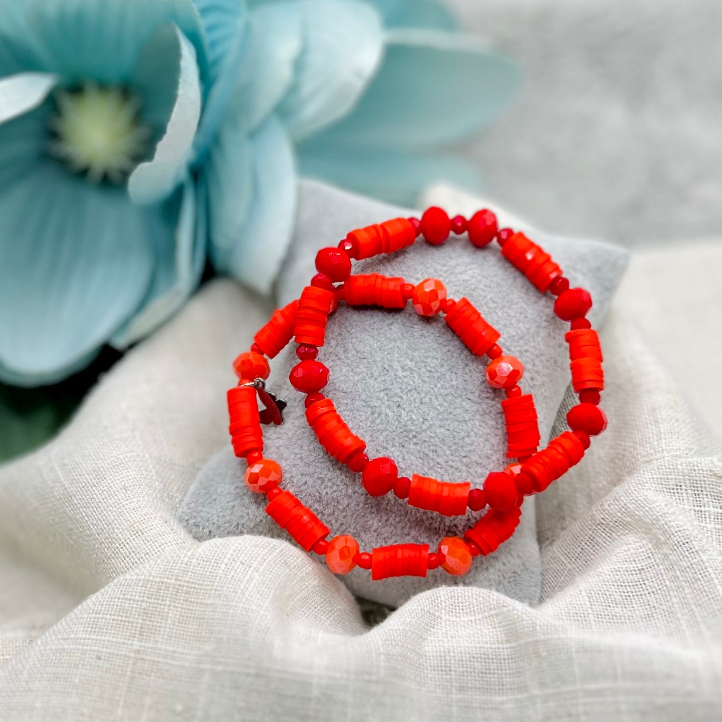 RED BEADS BRACELET