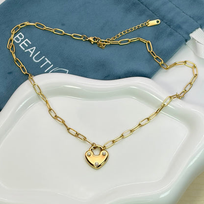 HEART LOCK NECKLACE