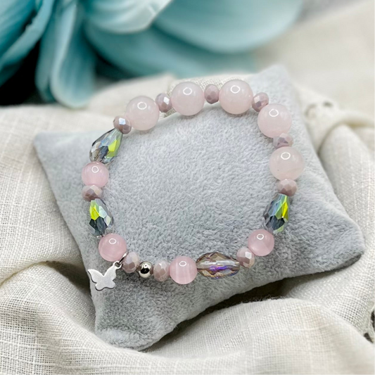 ROSE QUARTZ MIX BRACELET