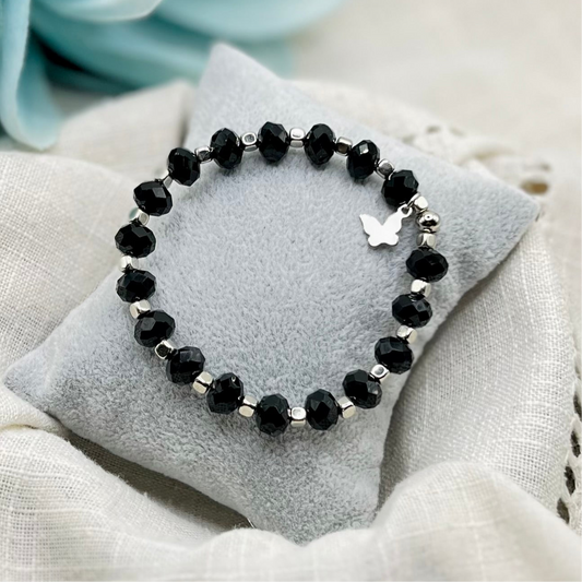 BLACK SILVER BRACELET