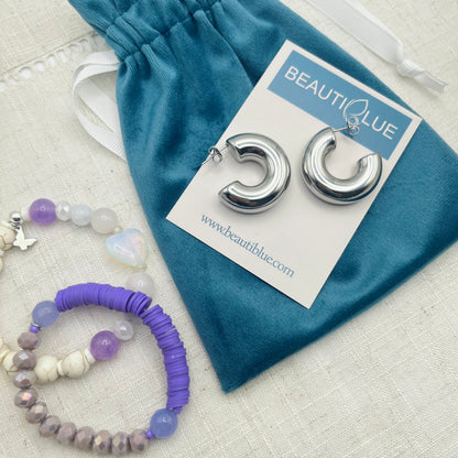 CHUNKY HOOPS EARRINGS