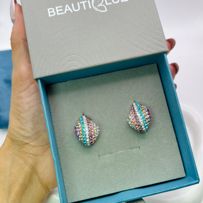 MULTICOLOR CZ EARRINGS